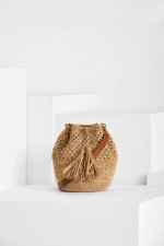 Bucket Bag HAINGO in Natur