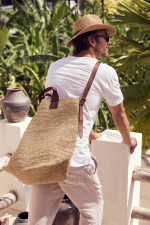 XXL-Shopper FLAMINGO in Natur