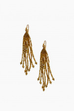 Ohrringe JOSIE mit Perlenketten in Gold