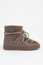 Lammfell-Boots CLASSIC aus Veloursleder in Taupe