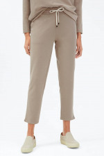 High Waist Sweatpants in Taupe