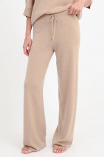 Woll-Cashmere Sweatpants in Camel