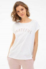 T-Shirt GREATFUL in Weiß