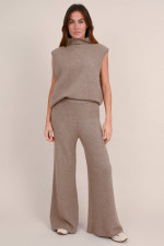 Cashmere Hose KHLOE in Taupe