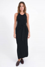 Cashmere Kleid ANGELINA in Schwarz