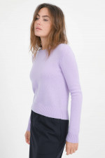 Cashmere-Pullover MABLE in Flieder