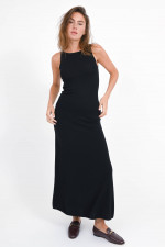 Cashmere-Tanktop LYNETTE in Schwarz