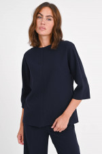 Oversize Shirt in Navy