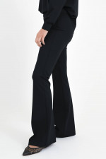 Hose mit elastischem Bund in Schwarz