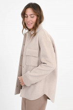 Fleecejacket in Sand