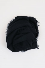 Cashmere-Schal in Schwarz