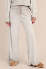 Velvet Terry Sweatpants in Grau