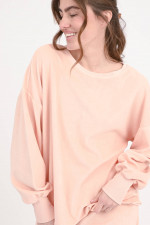Sweatshirt MONROE aus Frottee in Peach