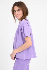 Shirt MELVILLE aus Frottee in Lavendel