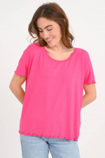 Oversize-Kurzarmshirt ADELA in Pink