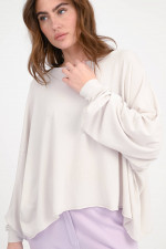 Langarm-Shirt MOMO in Stone