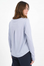 Shirt TENJA mit seitlichen Einsätzen in Lightsky