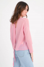 Cashmere-Seide-Pullover NELIA in Rosa
