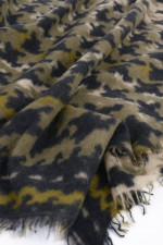 Cashmere-Schal DARK FOREST in Camouflage