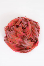 Cashmere-Schal LONDON in Pink/Orange
