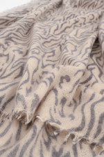 Cashmere-Schal WILLOW mit Zebra Print