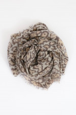 Cashmere-Schal ASHER mit Leo Print