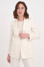 Leinen Blazer BOEMIA in Creme