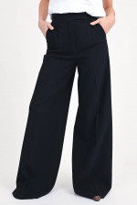 Cord-Hose OSOL aus Woll-Mix in Navy