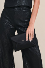 Hose STEVIO mit Pailetten in Schwarz
