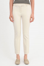 Piqué Stoffhose UMANITA in Creme