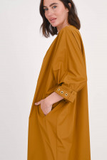 Midikleid MELODIE in Ocker
