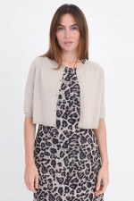 Cropped Cardigan PAM in Ecru