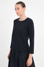 Langarm-Shirt in Classic Dark Blue
