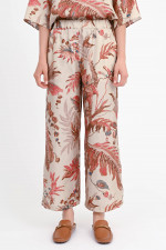 Seiden-Culotte TEMIDE in Beige/Rost
