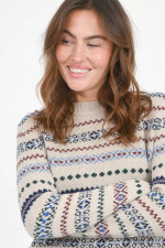 Norweger Pullover QUIRITE in Ecru
