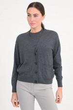 TWINSET Pullover/Cardigan in Anthrazit