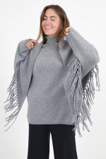 Poncho TORNADO in Grau