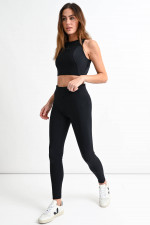 Sportliche Leggings in Schwarz