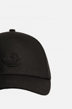 Basecap mit Logo in Schwarz