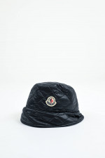 Gesteppter Bucket Hat in Navy