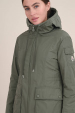 Kurzer Parka LEANDRO in Oliv