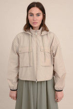 Kurzer Parka LEDA in Beige