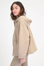 Parka-Mantel CASSIOPEA in Beige