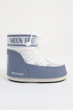 Moon Boot ICON SPORT LOW in Weiß/Hellblau