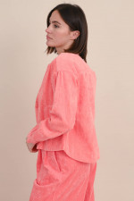 Cord-Jäckchen in Koralle