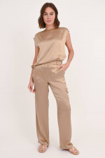 Seidenhose ANASTASIA in Metallic/Gold