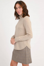 Minirock DAISY in Beige gemustert