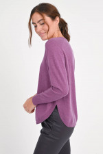 Cashmere Pullover in Violett