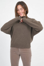 Pullover aus Cashmere in Cacao