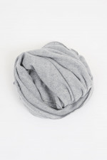 Cashmere-Tuch in Hellgrau meliert